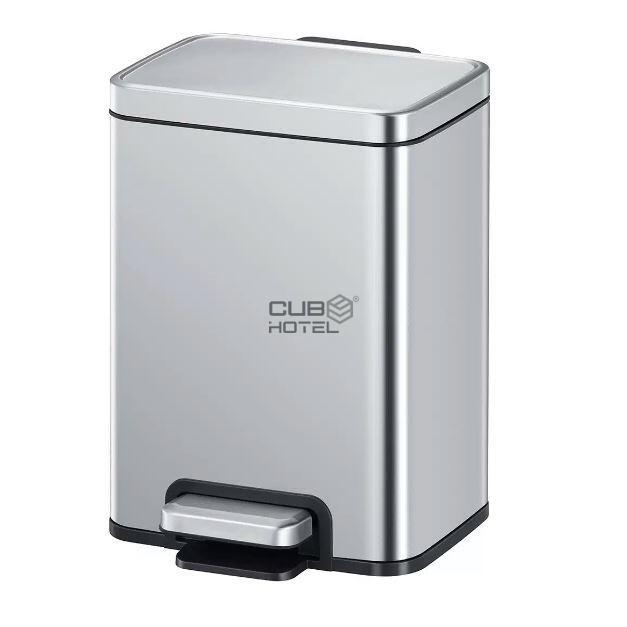 Papelera con Pedal 6L Acero Inoxidable EKO Madison